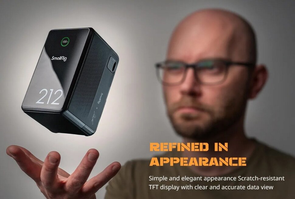 Аккумулятор SmallRig  x Caleb Pike VB212 mini V-Mount Аккумулятор SmallRig  x Caleb Pike VB212 mini V-Mount