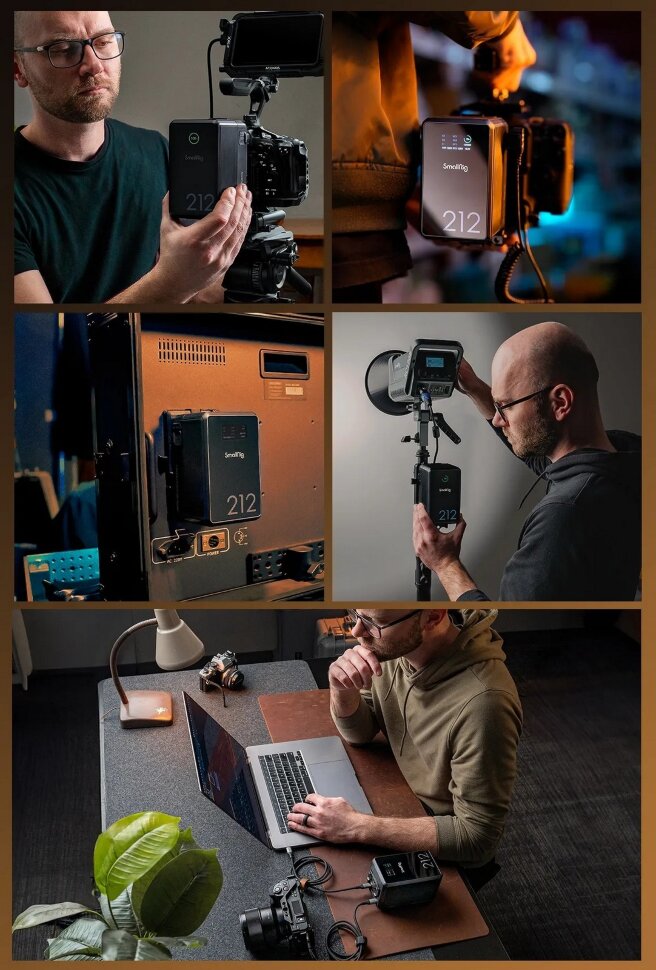 Аккумулятор SmallRig  x Caleb Pike VB212 mini V-Mount Аккумулятор SmallRig  x Caleb Pike VB212 mini V-Mount