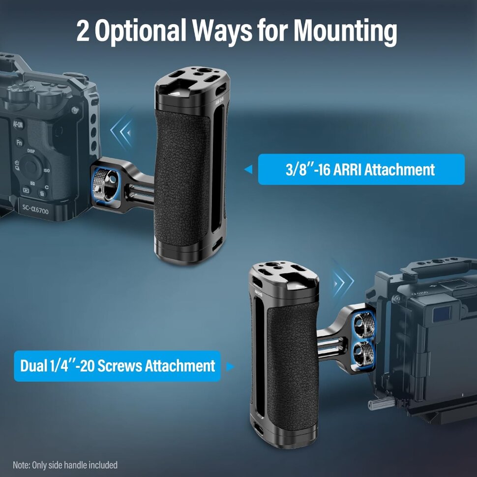 Рукоятка Sirui Side Handle ARRI Mount + Double 1/4" Рукоятка Sirui Side Handle ARRI Mount + Double 1/4"
