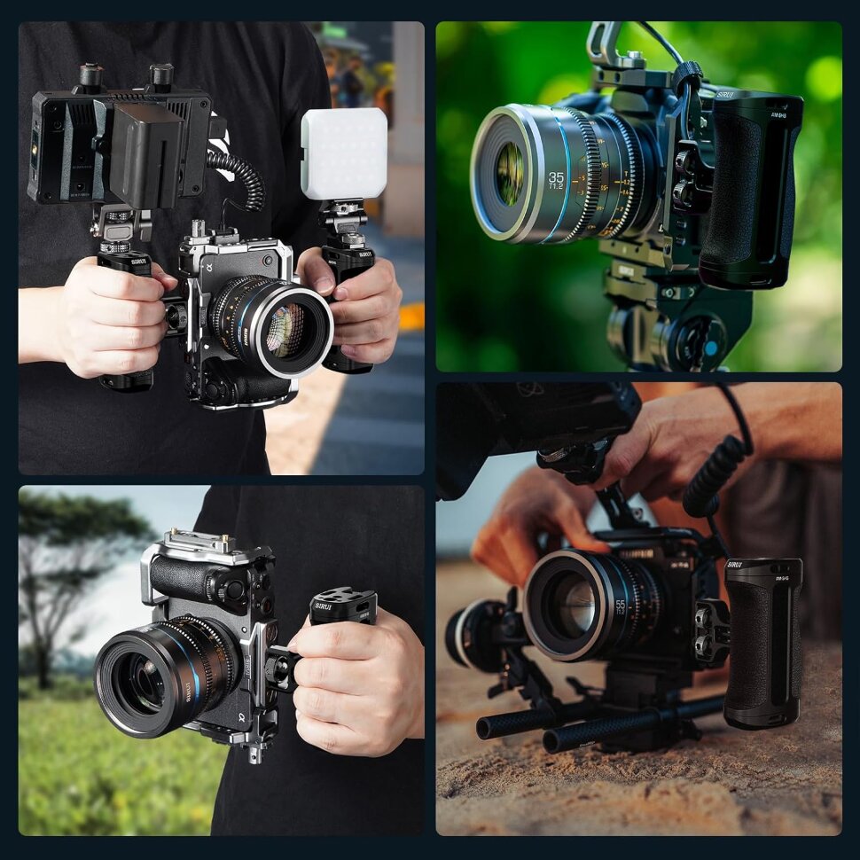 Рукоятка Sirui Side Handle ARRI Mount + Double 1/4" Рукоятка Sirui Side Handle ARRI Mount + Double 1/4"