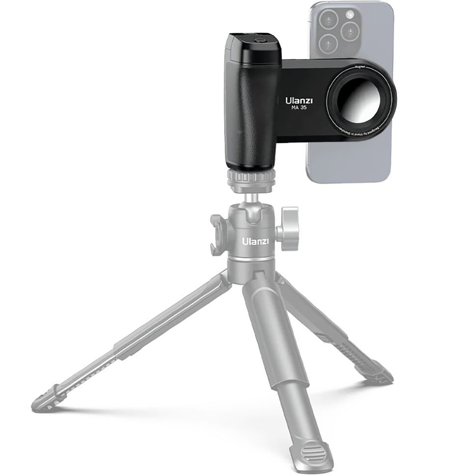Держатель - рукоятка для смартфона Ulanzi MA35 MagSafe с дистанционным управлением Держатель - рукоятка для смартфона Ulanzi MA35 MagSafe с дистанционным управлением