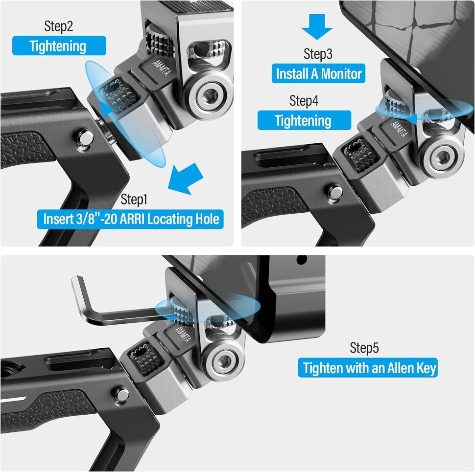 Крепление Sirui Monitor Mount ARRI 3/8" Крепление Sirui Monitor Mount ARRI 3/8"
