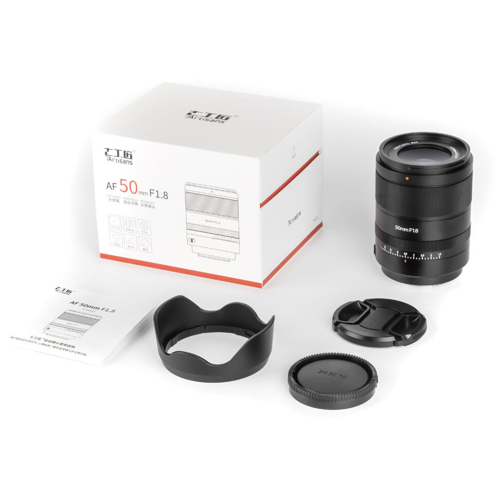 Объектив 7Artisans 50mm F1.8 AF E-mount Объектив 7Artisans 50mm F1.8 AF E-mount