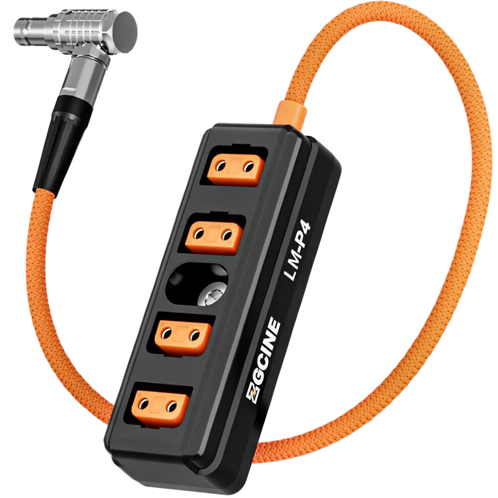 Сплиттер ZGCine LM-P4 Splitter Adapter Lemo 2-Pin - 4 D-Tap Сплиттер ZGCine LM-P4 Splitter Adapter Lemo 2-Pin - 4 D-Tap