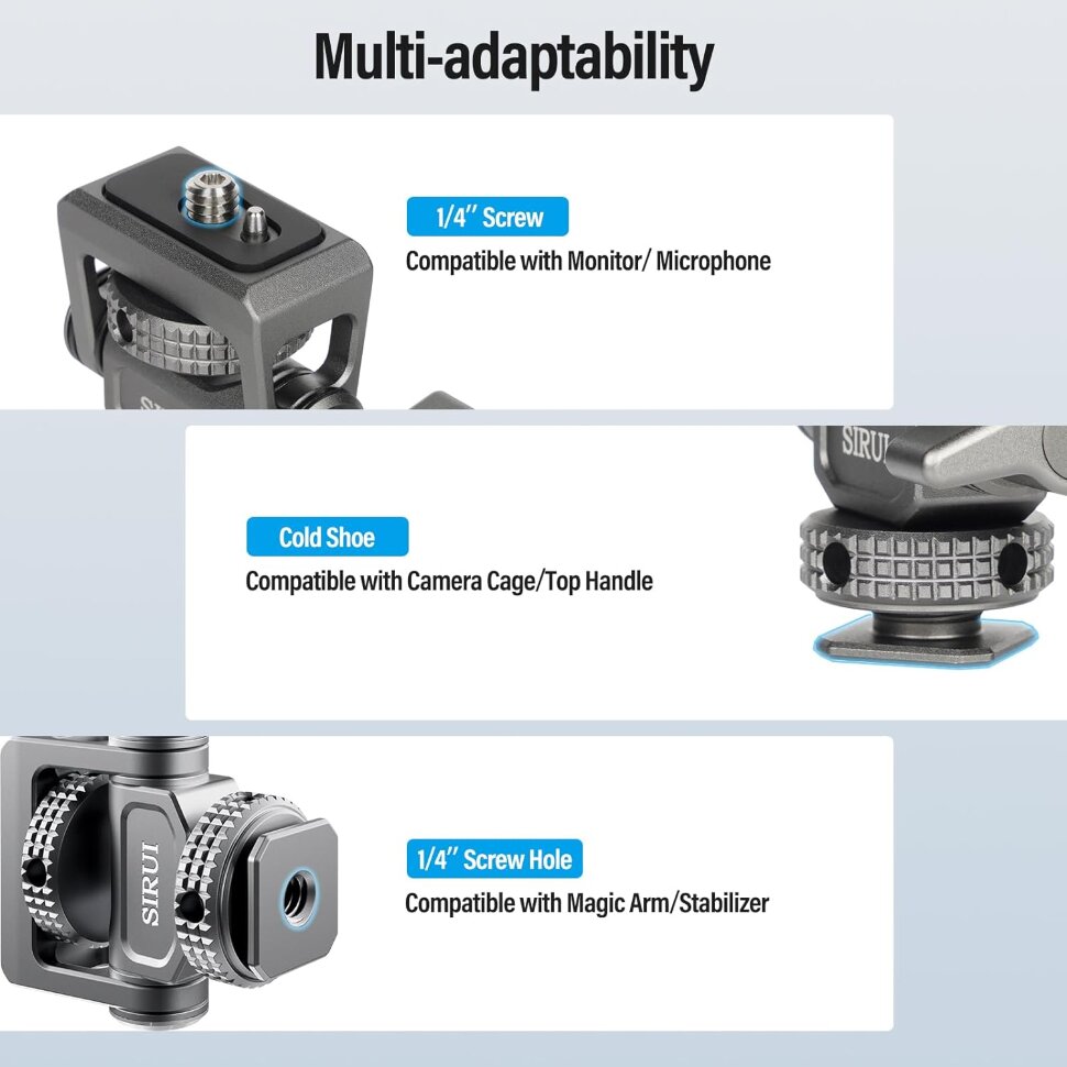 Крепление Sirui Monitor Mount Cold Shoe Крепление Sirui Monitor Mount Cold Shoe