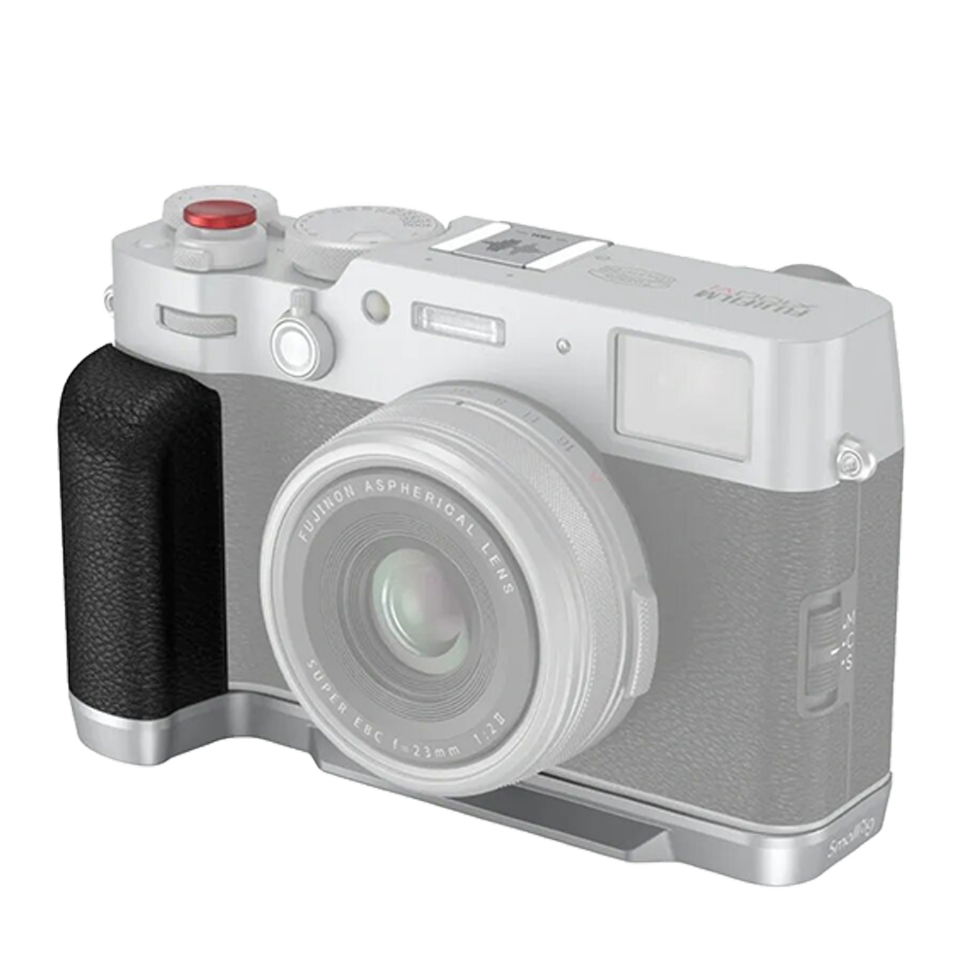 Площадка с рукояткой SmallRig Silicone для Fujifilm X100VI / X100V Серебро Площадка с рукояткой SmallRig Silicone для Fujifilm X100VI / X100V Серебро