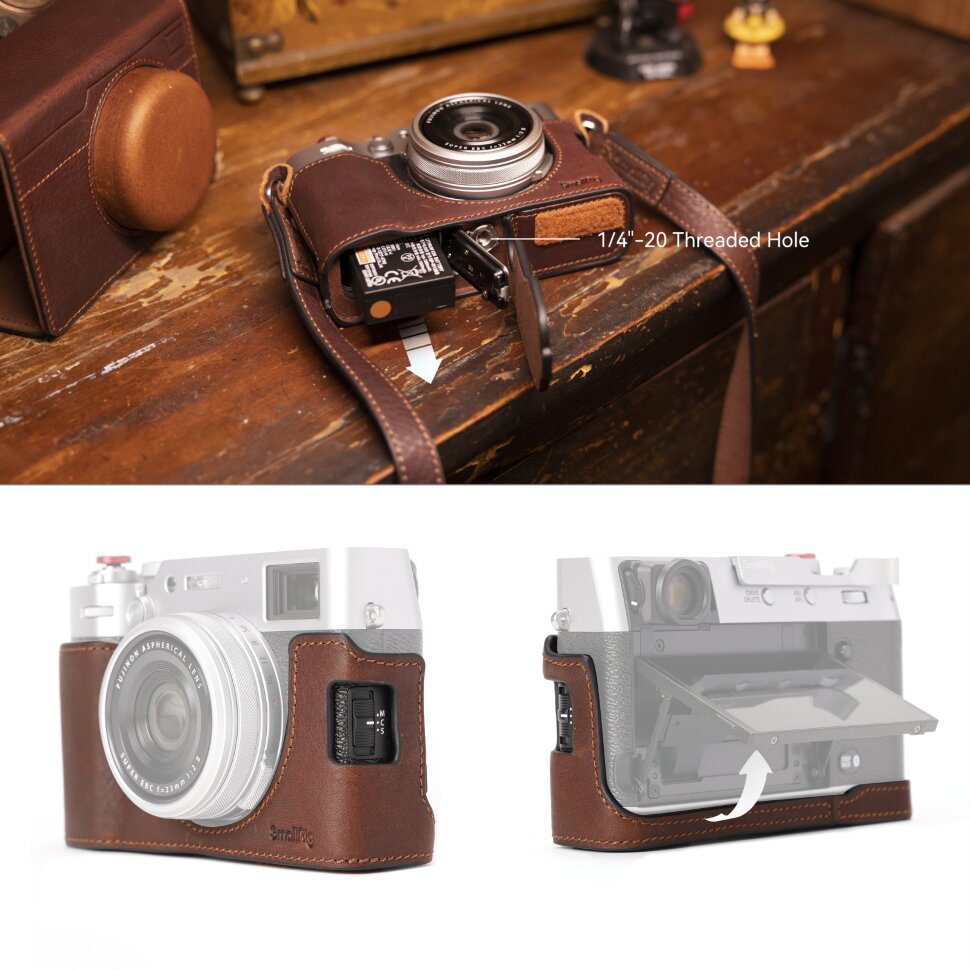 Чехол SmallRig Leather Case Kit для Fujifilm X100VI Чехол SmallRig Leather Case Kit для Fujifilm X100VI