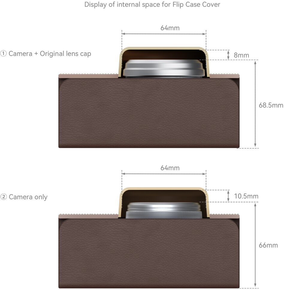 Чехол SmallRig Leather Case Kit для Fujifilm X100VI Чехол SmallRig Leather Case Kit для Fujifilm X100VI