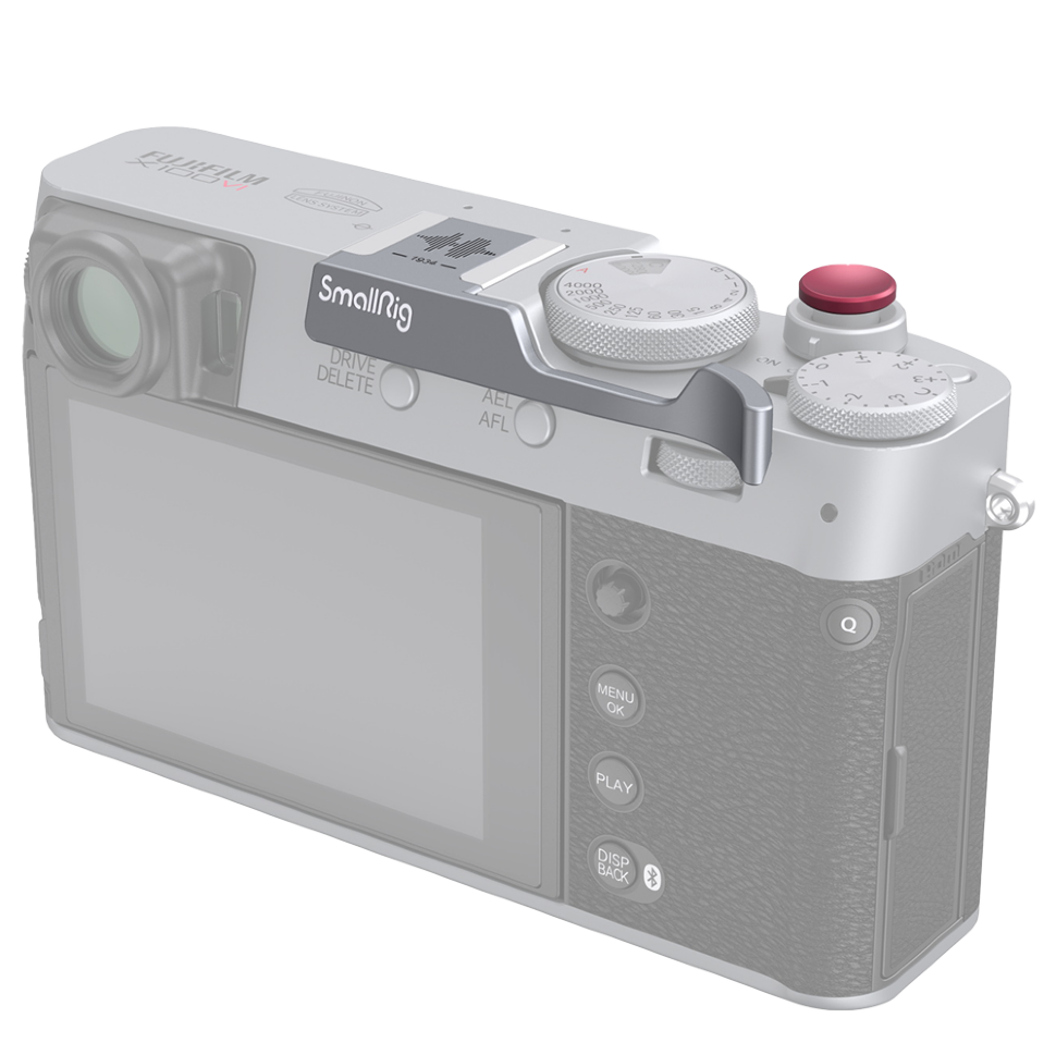 Упор для большого пальца SmallRig 4566 Thumb Grip для Fujifilm X100VI / X100V Серебро Упор для большого пальца SmallRig 4566 Thumb Grip для Fujifilm X100VI / X100V Серебро