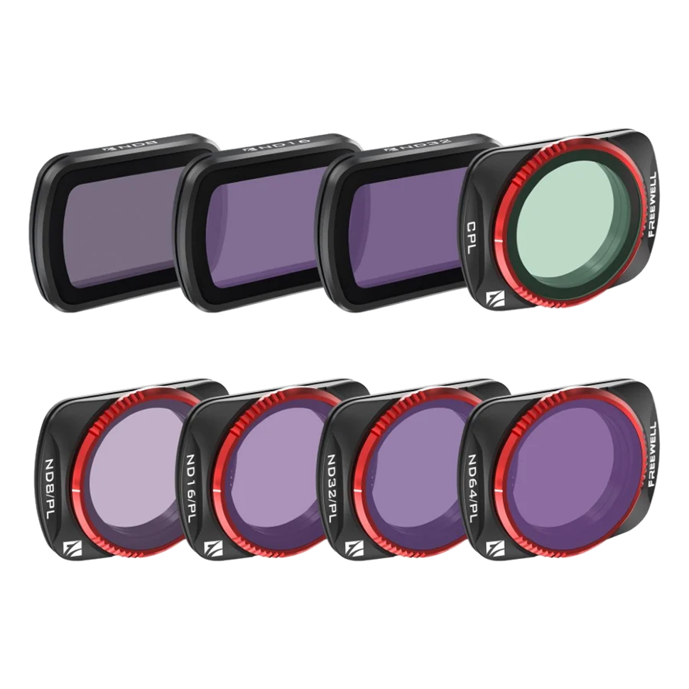 Комплект светофильтров Freewell ALL DAY для DJI Osmo Pocket 3 (8шт)