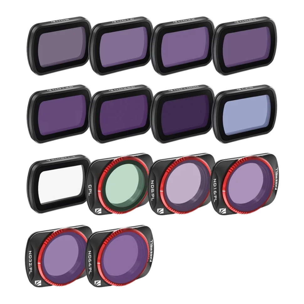 Комплект светофильтров Freewell MEGA KIT для DJI Osmo Pocket 3 (14шт)