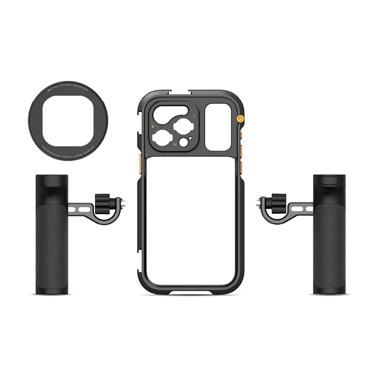 Клетка Fotorgear Pro II Bundle для iPhone 15 Pro Клетка Fotorgear Pro II Bundle для iPhone 15 Pro