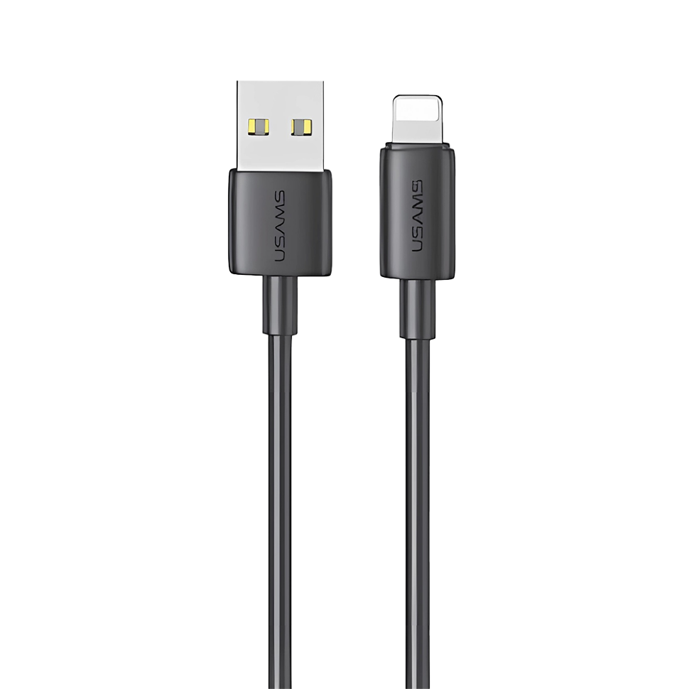 Кабель Usams SJ709 YD Lightning 2.4A 1м Чёрный Кабель Usams SJ709 YD Lightning 2.4A 1м Чёрный