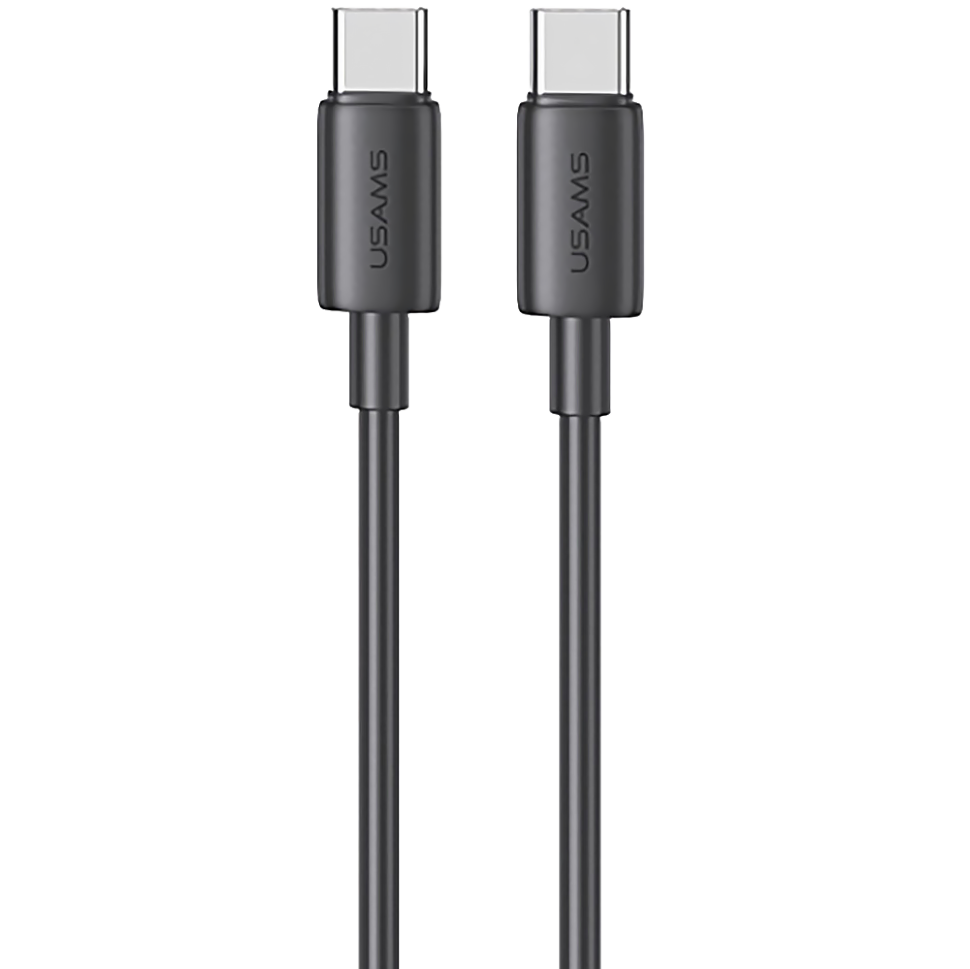 Кабель Usams SJ711 YD Type-C 60W 1м Чёрный Кабель Usams SJ711 YD Type-C 60W 1м Чёрный
