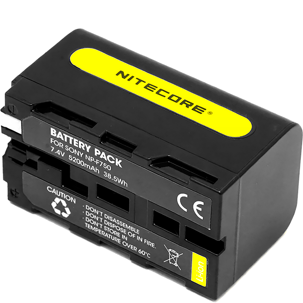 Аккумулятор Nitecore NP-F750 (38.5Wh) Аккумулятор Nitecore NP-F750 (38.5Wh)