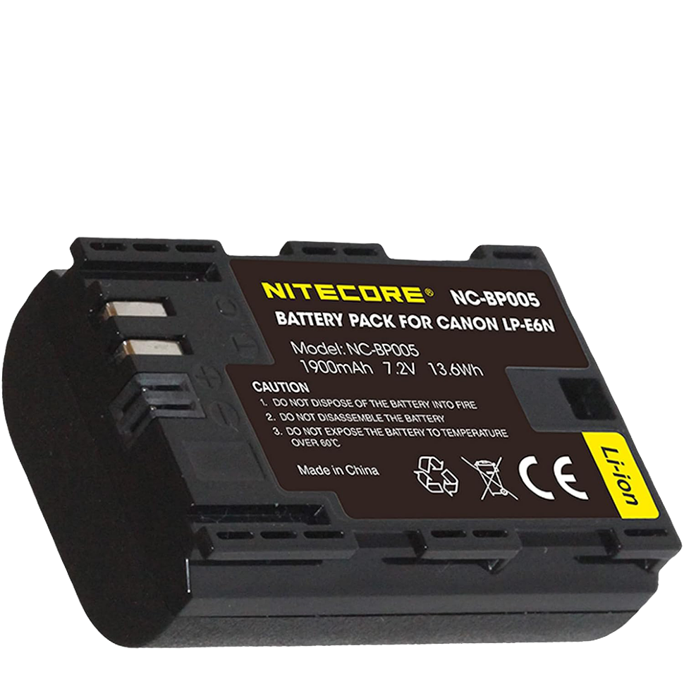 Аккумулятор Nitecore NC-BP005 (LP-E6N) 13.6Wh Аккумулятор Nitecore NC-BP005 (LP-E6N) 13.6Wh