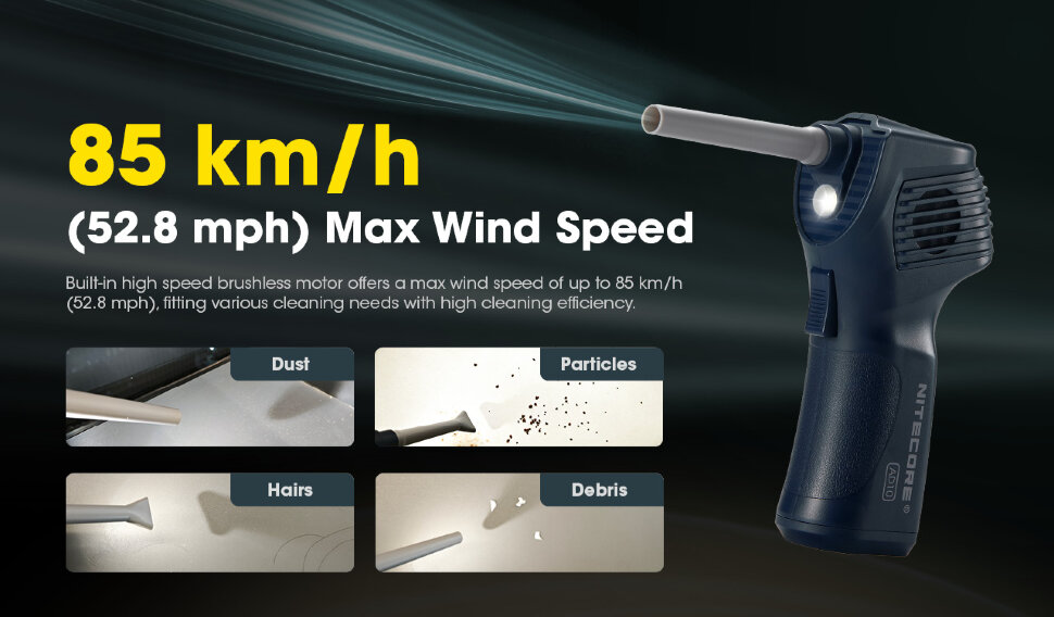 Воздуходувка Nitecore AD10 Electric Air Duster Воздуходувка Nitecore AD10 Electric Air Duster