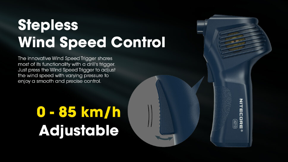 Воздуходувка Nitecore AD10 Electric Air Duster Воздуходувка Nitecore AD10 Electric Air Duster