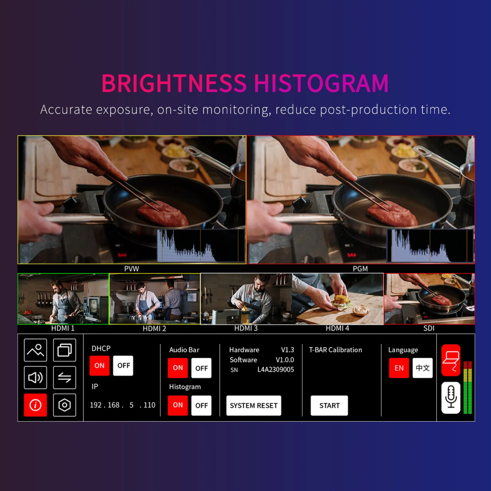 Видеомикшер Feelworld L4 Видеомикшер Feelworld L4