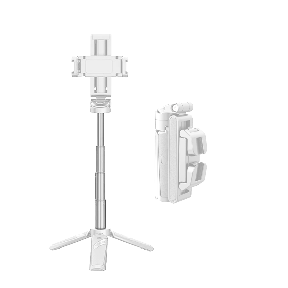 Рукоятка - штатив Ulanzi JJ02 Extendable Grip Tripod для смартфона Белая Рукоятка - штатив Ulanzi JJ02 Extendable Grip Tripod для смартфона Белая