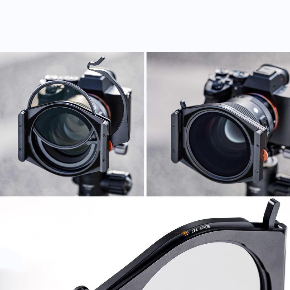 Система установки светофильтров K&F Concept Nano-X Pro Kit (CPL 95мм + Square ND8/64/1000) Система установки светофильтров K&F Concept Nano-X Pro Kit (CPL 95мм + Square ND8/64/1000)