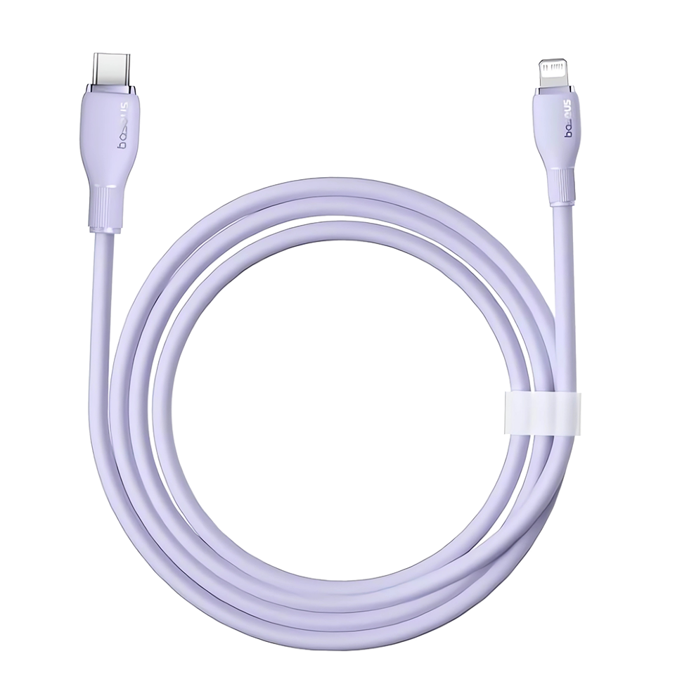Кабель Baseus Pudding Type-C - Lightning 20W 1.2м Фиолетовый Кабель Baseus Pudding Type-C - Lightning 20W 1.2м Фиолетовый