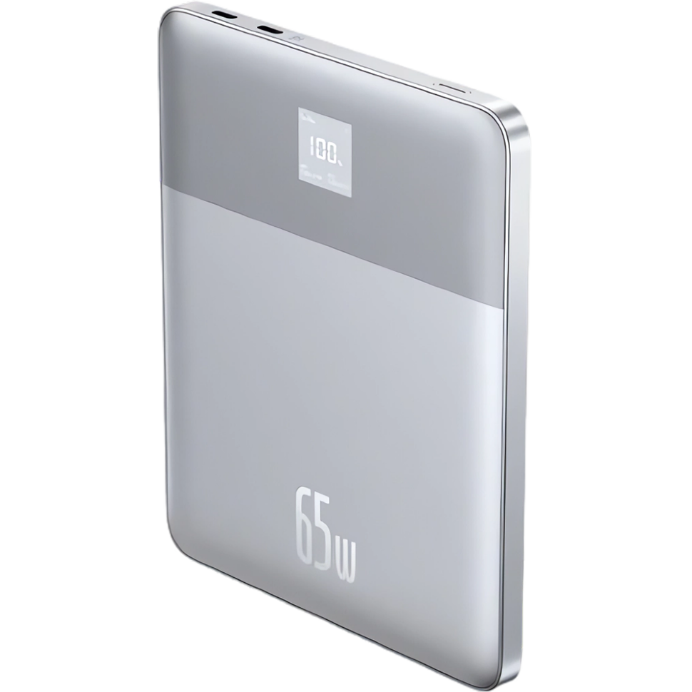 Внешний аккумулятор Baseus Blade2 Intelligent Edition 12000mAh 65W Серебро Внешний аккумулятор Baseus Blade2 Intelligent Edition 12000mAh 65W Серебро