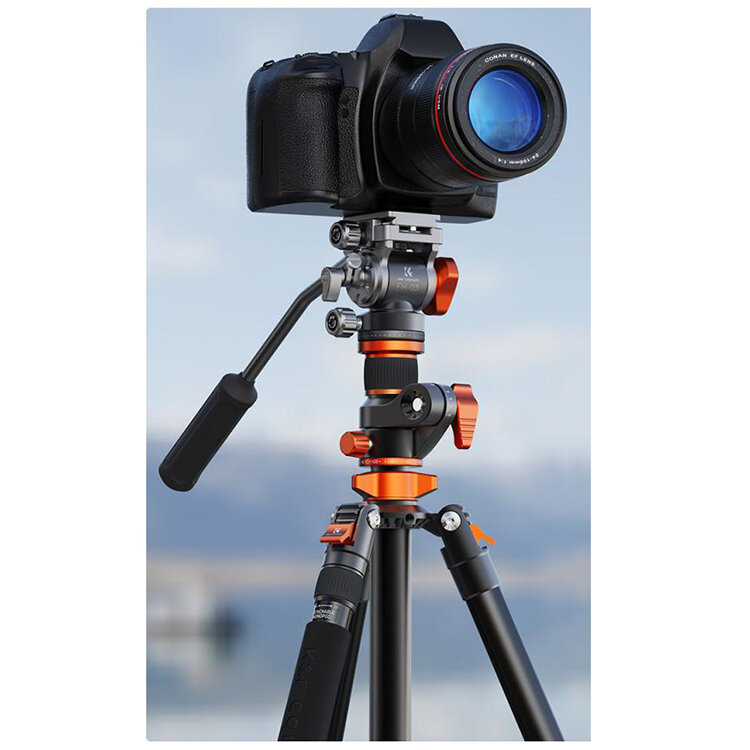 Штатив K&F Concept T254A7 с головой FH-03 Штатив K&F Concept T254A7 с головой FH-03