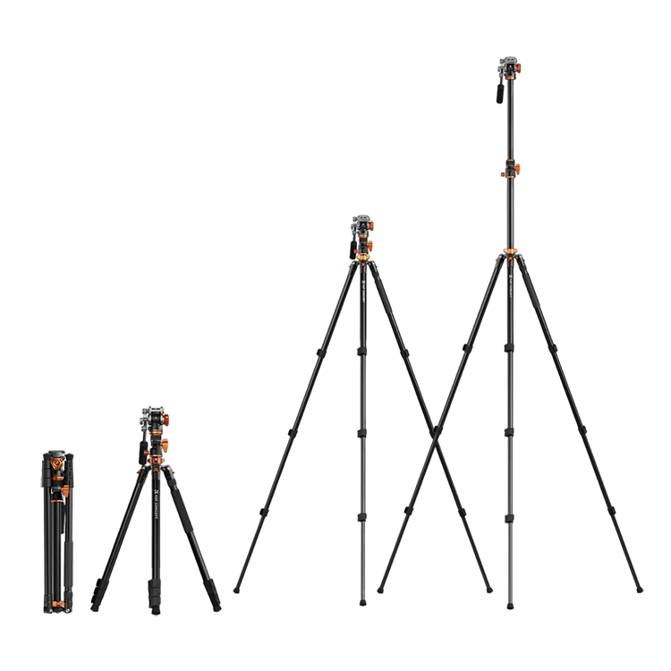 Штатив K&F Concept T254A7 с головой FH-03 Штатив K&F Concept T254A7 с головой FH-03