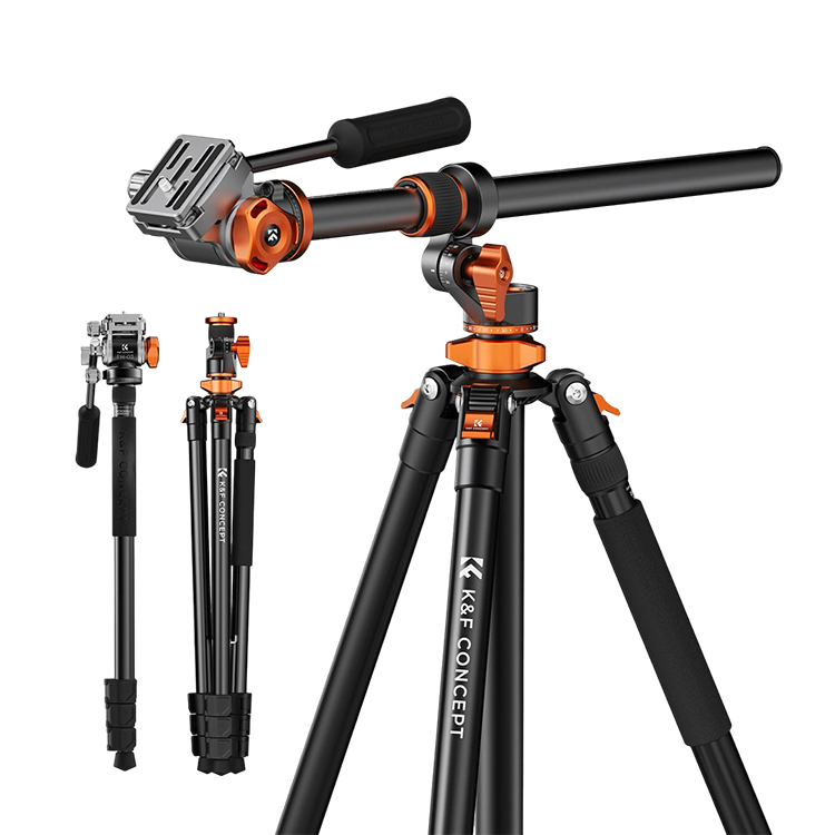 Штатив K&F Concept T254A7 с головой FH-03 Штатив K&F Concept T254A7 с головой FH-03