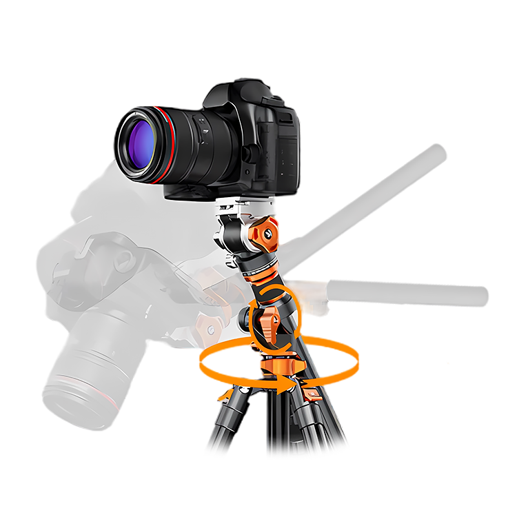 Штатив K&F Concept T254A7 с головой FH-03 Штатив K&F Concept T254A7 с головой FH-03