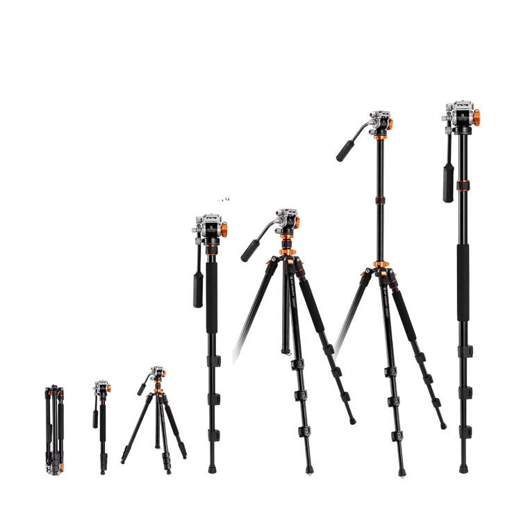 Штатив K&F Concept K234A7 с головой FH-03 Штатив K&F Concept K234A7 с головой FH-03