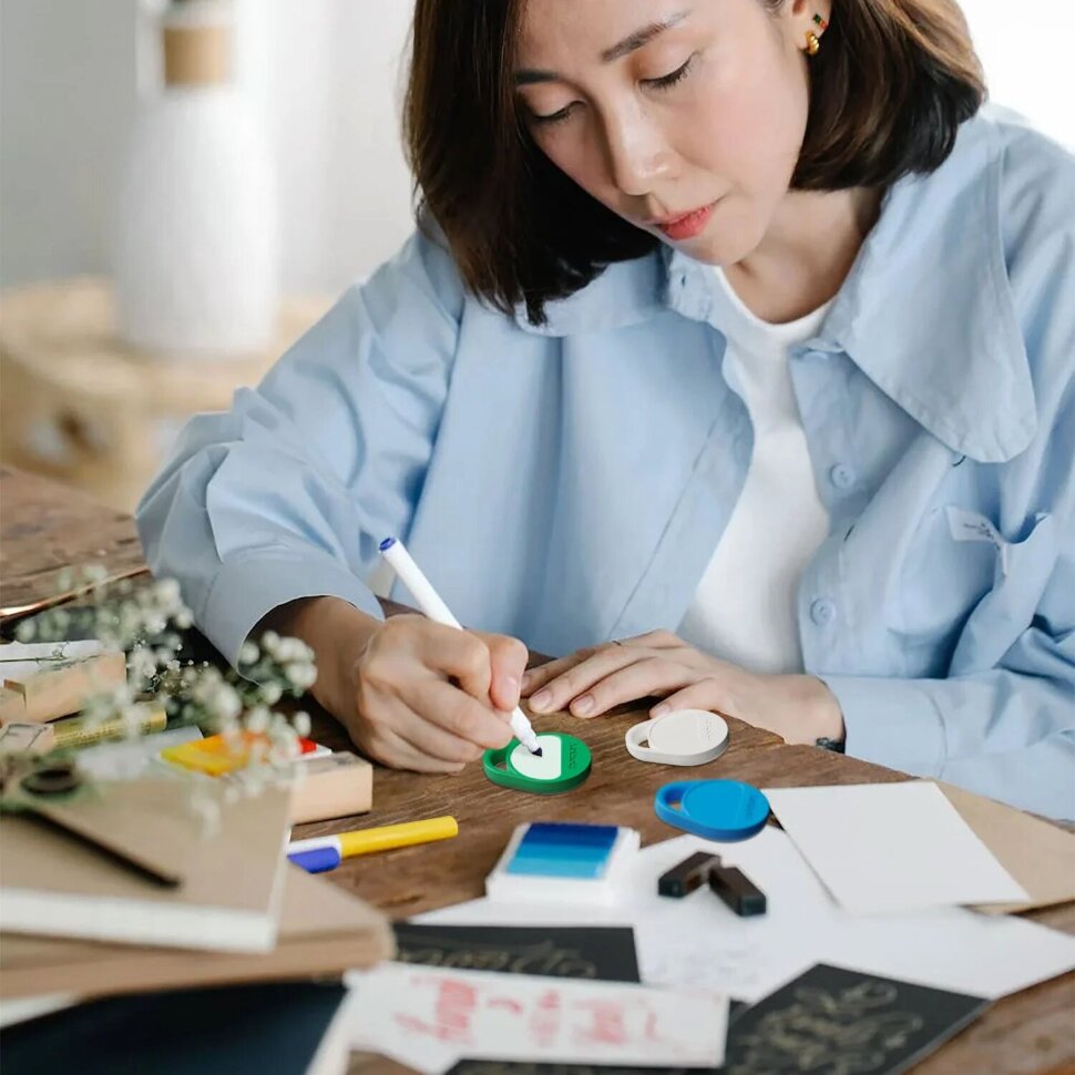 AirTag трекер Momax PINPOP Lite Зелёный AirTag трекер Momax PINPOP Lite Зелёный