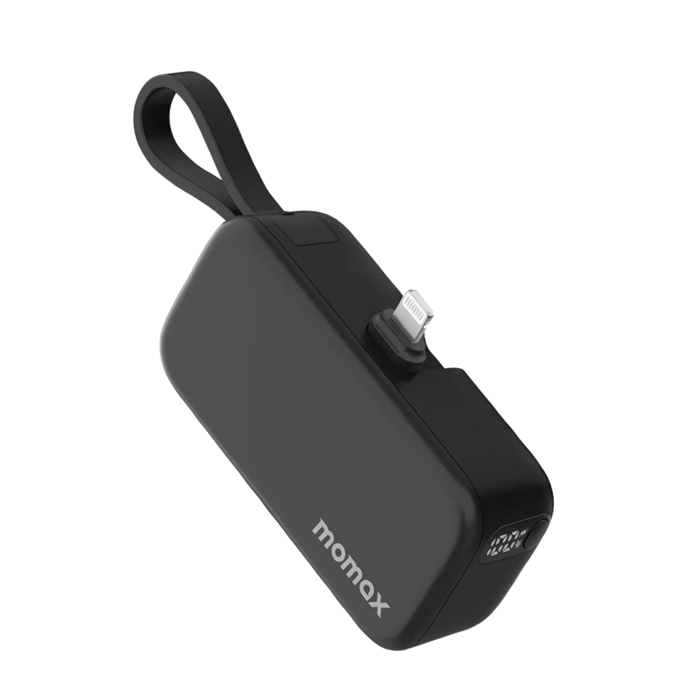 Внешний аккумулятор Momax 1-Power Mini 5000mAh Lightning Чёрный Внешний аккумулятор Momax 1-Power Mini 5000mAh Lightning Чёрный