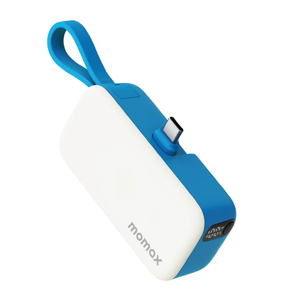 Внешний аккумулятор Momax 1-Power Mini 5000mAh Type-C Синий Внешний аккумулятор Momax 1-Power Mini 5000mAh Type-C Синий