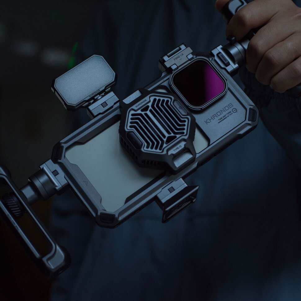 Чехол Tilta Khronos Advanced Kit для iPhone 15 Pro Серый Чехол Tilta Khronos Advanced Kit для iPhone 15 Pro Серый