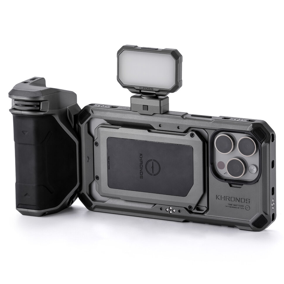 Чехол Tilta Khronos Basic Kit для iPhone 15 Pro Max Серый Чехол Tilta Khronos Basic Kit для iPhone 15 Pro Max Серый