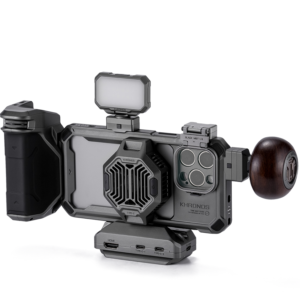 Чехол Tilta Khronos Ultimate Kit для iPhone 15 Pro Max Серый