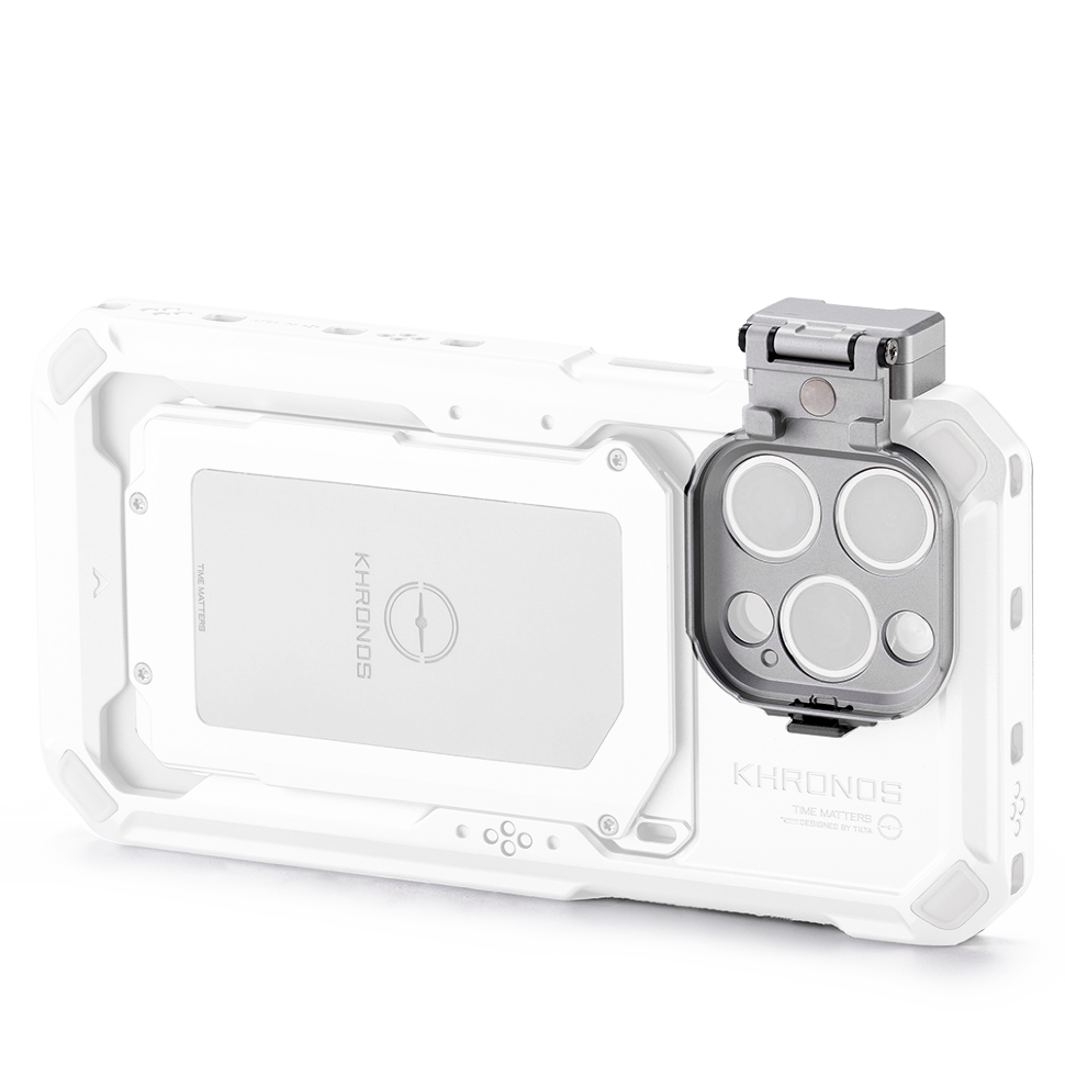 Адаптер светофильтра Tilta Khronos QR Filter Tray для iPhone 15 Pro/Pro Max Белый Адаптер светофильтра Tilta Khronos QR Filter Tray для iPhone 15 Pro/Pro Max Белый