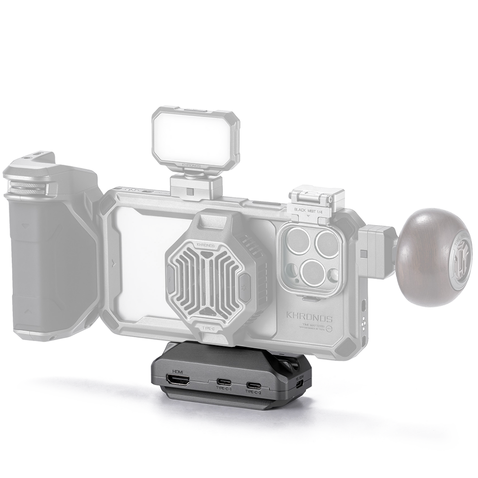 Хаб Tilta Khronos Quick Release USB-C Hub Серый Хаб Tilta Khronos Quick Release USB-C Hub Серый
