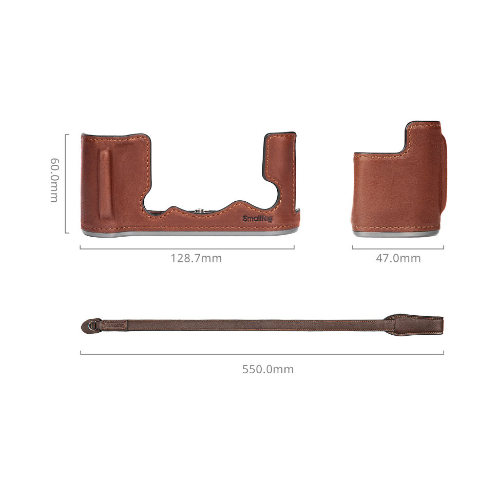 Чехол SmallRig Leather Half Case Kit для Fujifilm X-T50 Коричневый Чехол SmallRig Leather Half Case Kit для Fujifilm X-T50 Коричневый