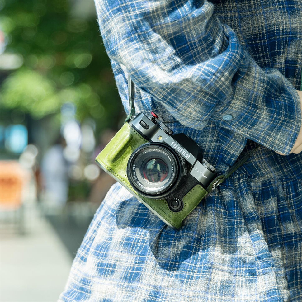 Чехол SmallRig Leather Half Case Kit для Fujifilm X-T50 Зелёный Чехол SmallRig Leather Half Case Kit для Fujifilm X-T50 Зелёный