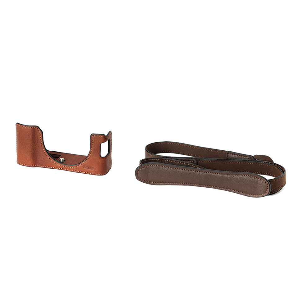Чехол SmallRig Leather Half Case Kit для Fujifilm X100VI Коричневый Чехол SmallRig Leather Half Case Kit для Fujifilm X100VI Коричневый