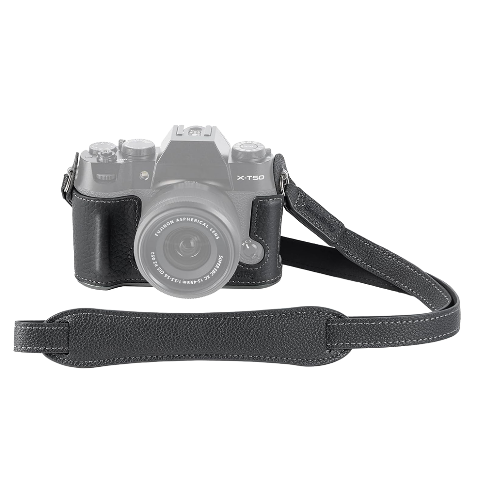 Чехол SmallRig Leather Half Case Kit для Fujifilm X-T50 Чёрный Чехол SmallRig Leather Half Case Kit для Fujifilm X-T50 Чёрный