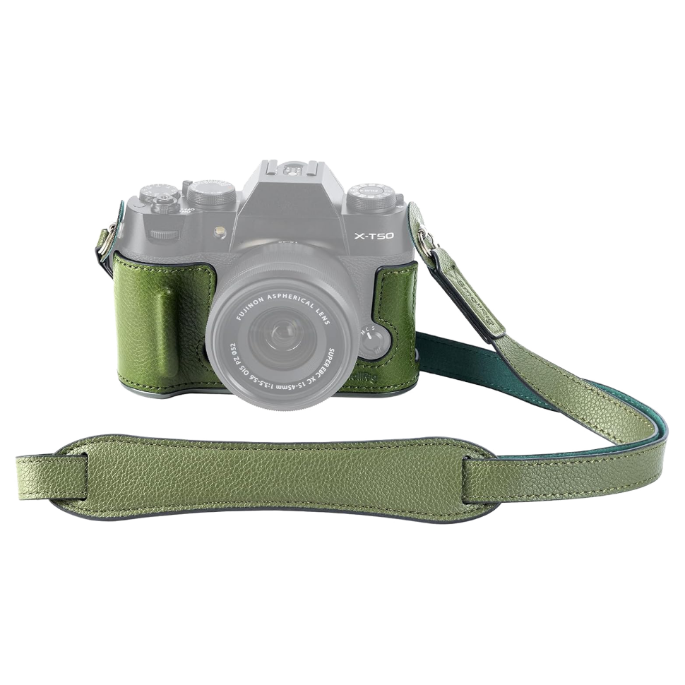 Чехол SmallRig Leather Half Case Kit для Fujifilm X-T50 Зелёный Чехол SmallRig Leather Half Case Kit для Fujifilm X-T50 Зелёный