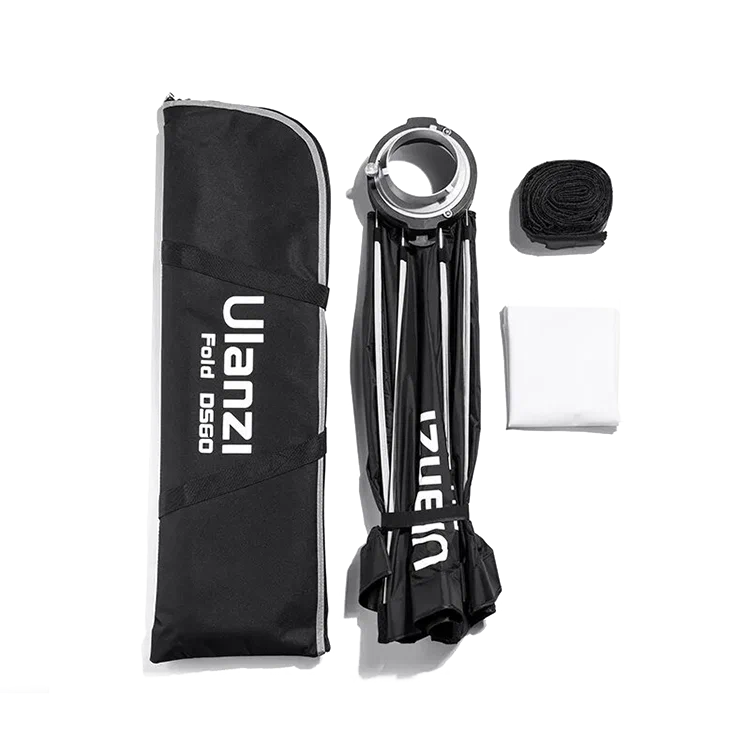 Софтбокс Ulanzi Fold DS60 Mini Bowens с сотами Софтбокс Ulanzi Fold DS60 Mini Bowens с сотами