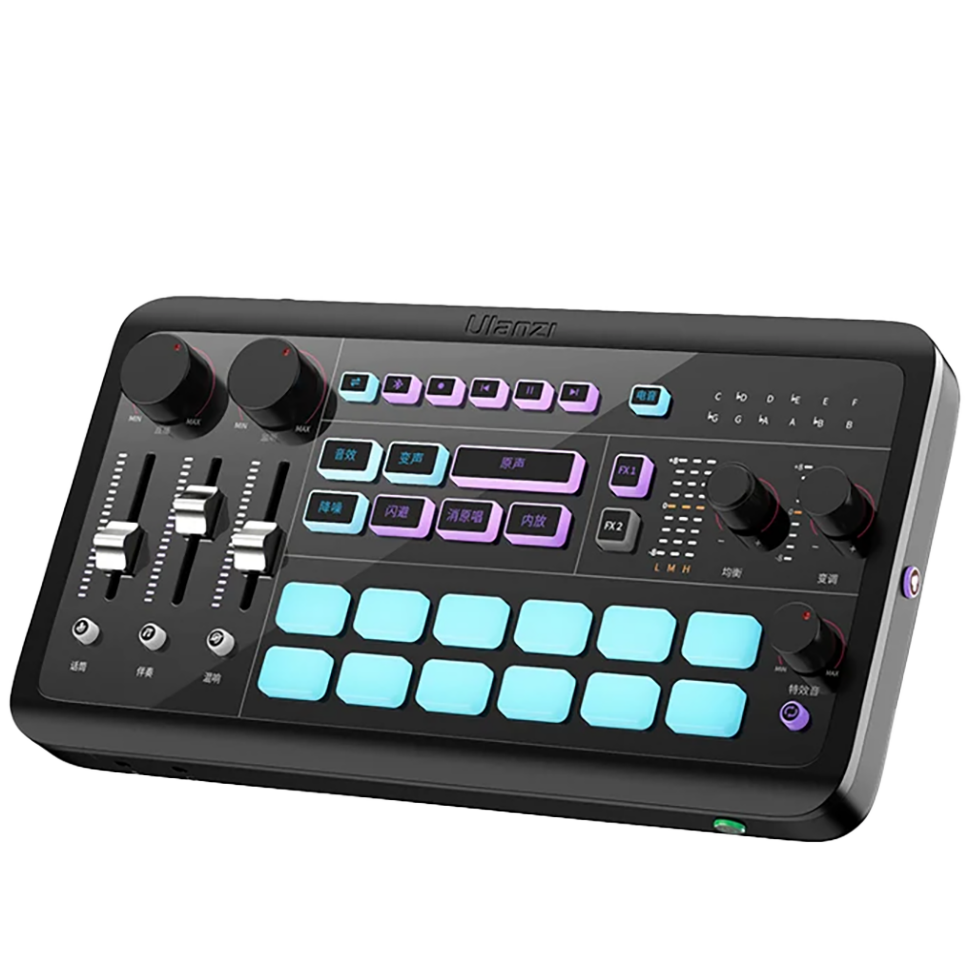 Внешняя звуковая карта Ulanzi AX01 Live Streaming Sound Card Внешняя звуковая карта Ulanzi AX01 Live Streaming Sound Card