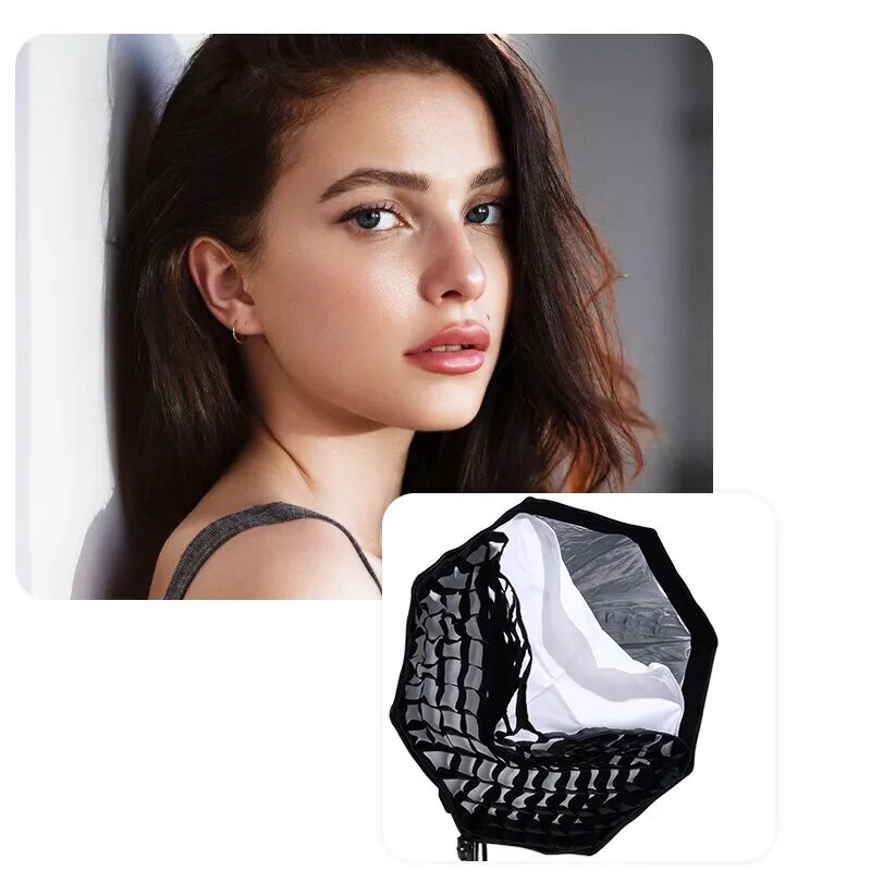 Софтбокс Ulanzi Fold DS40 Mini Bowens с сотами Софтбокс Ulanzi Fold DS40 Mini Bowens с сотами