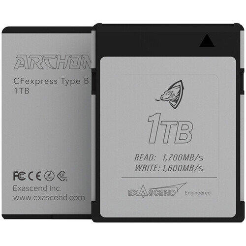 Карта памяти Exascend Archon CFexpress Type-B 1TB Карта памяти Exascend Archon CFexpress Type-B 1TB