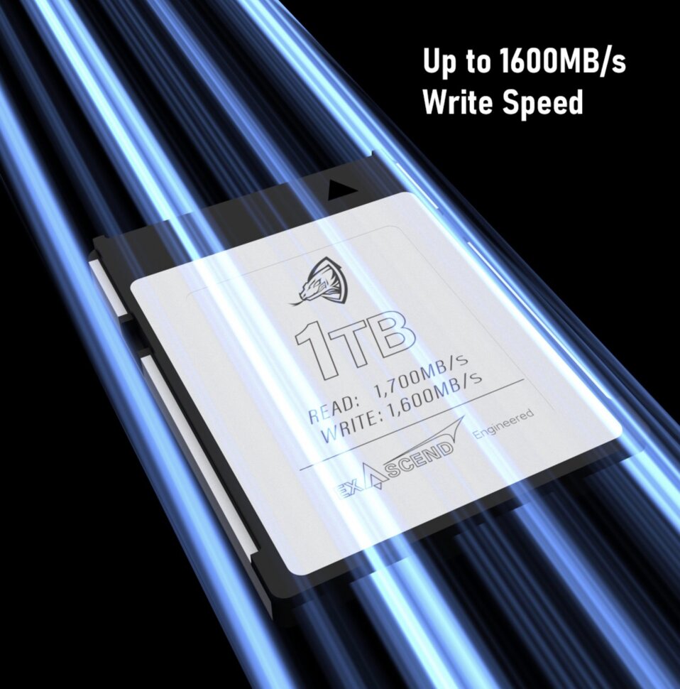 Карта памяти Exascend Archon CFexpress Type-B 1TB Карта памяти Exascend Archon CFexpress Type-B 1TB